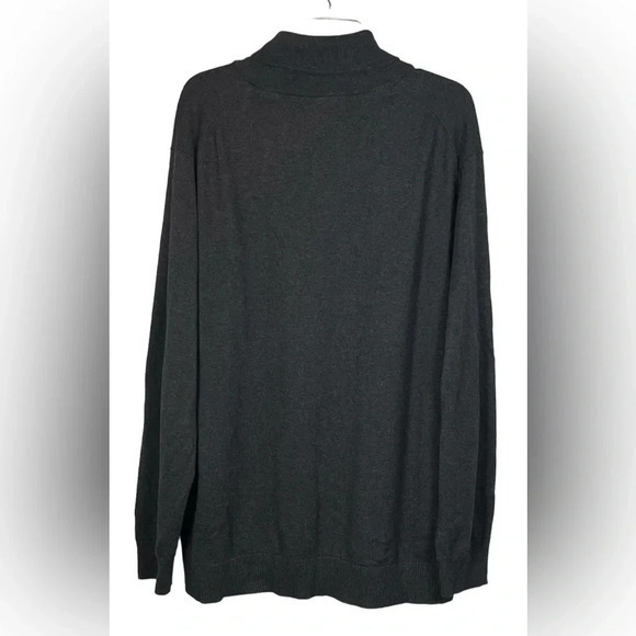 HAWKER RYE COTTON CASHMERE SHAWL COLLAR GRAY SWEATER MEN'S SIZE XXL - Picture 2 of 7